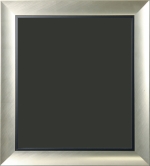 Fairview Silver and Black Art Frame 2"