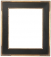 Vetraio Craftsman Style Black and Gold Frame